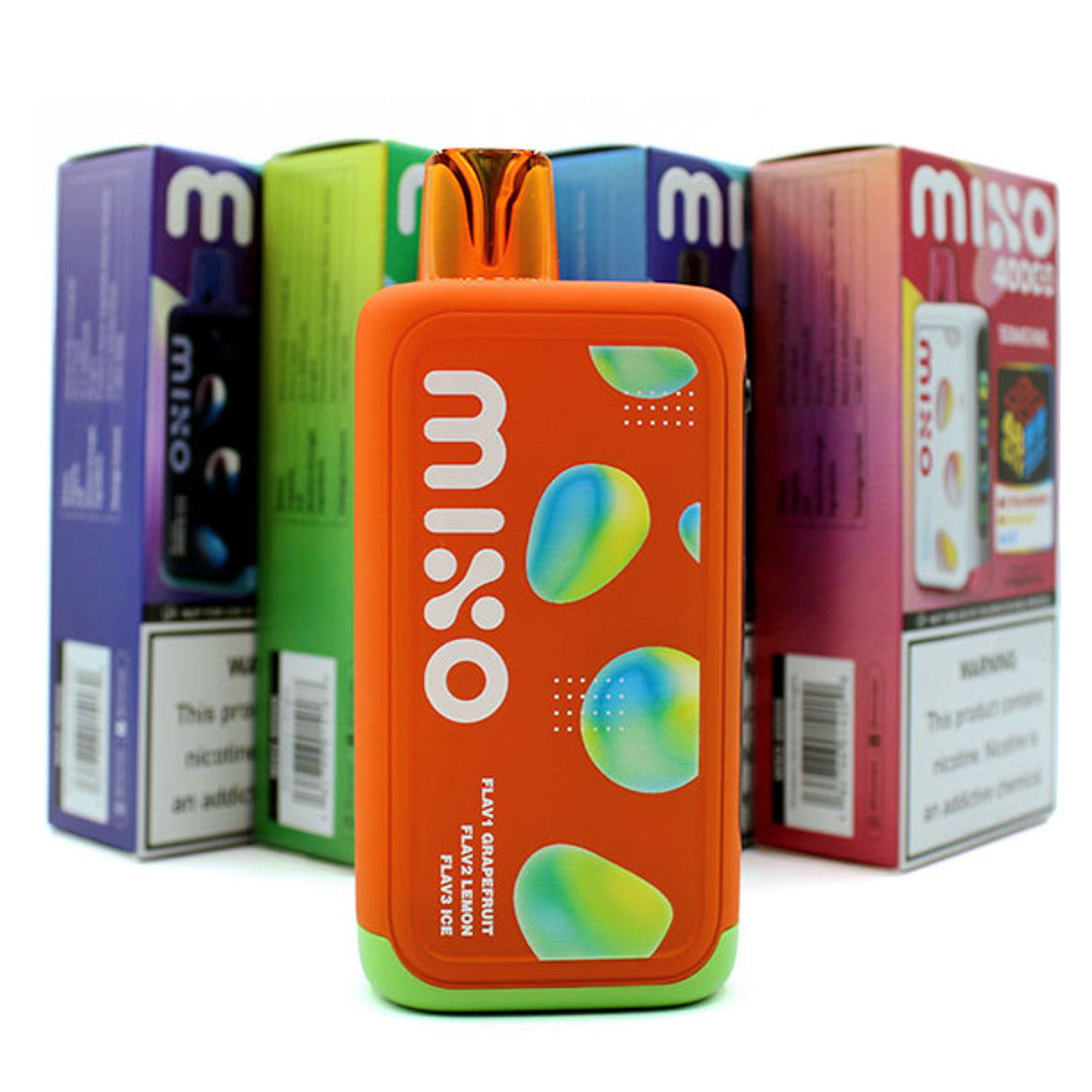 VAPORIZADOR DESECHABLE MIXXO 40 MIL PUFF 2 SABORES REGULADOR DE ICE