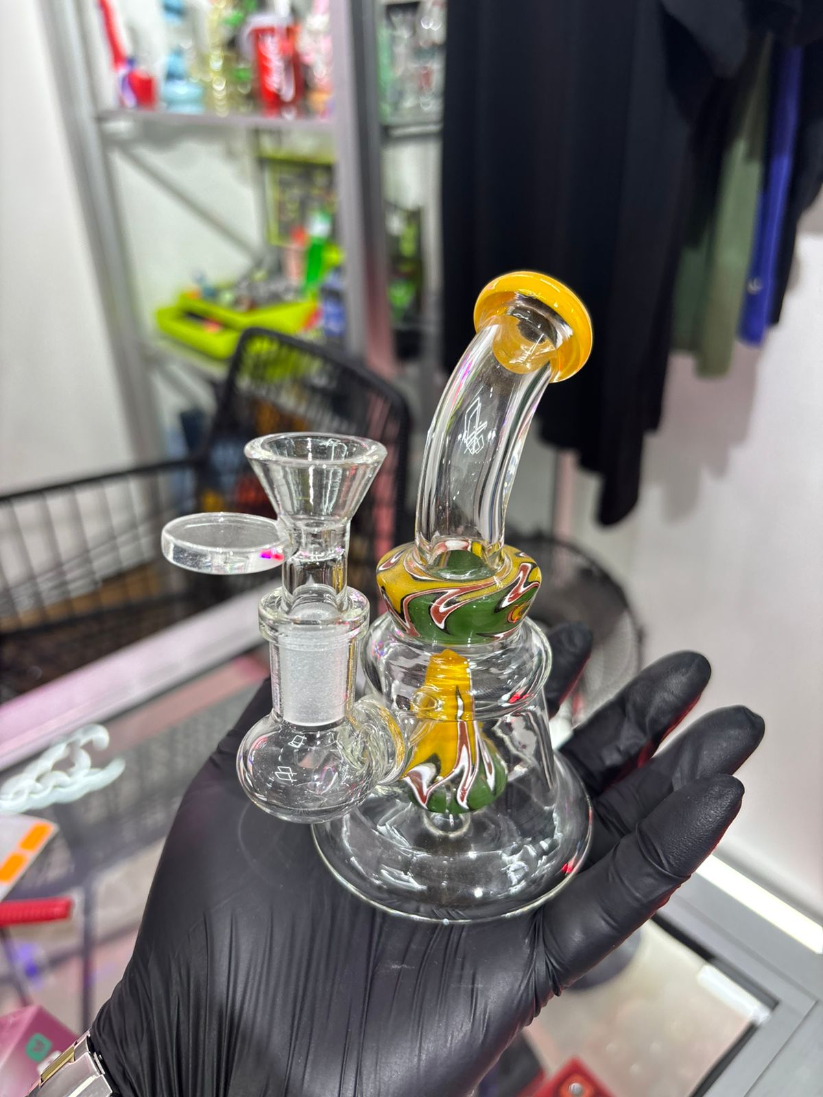 BONGS DE VIDRIO PEQUEÑOS WAX O HIERBAS