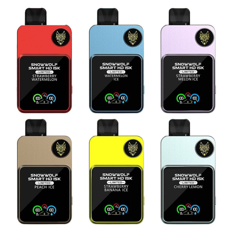 VAPORIZADOR DESECHABLE SNOW WOLF 15 K PUFF PROMO