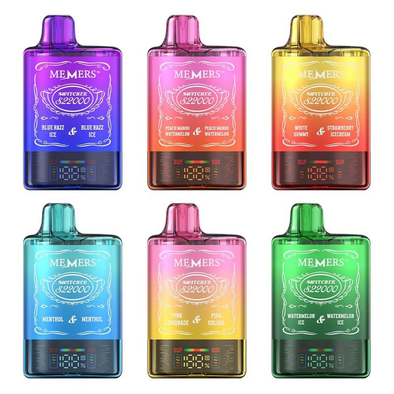 VAPORIZADOR DESECHABLE MEMBERS SWITCHERS DOBLE SABOR 22K PUFF