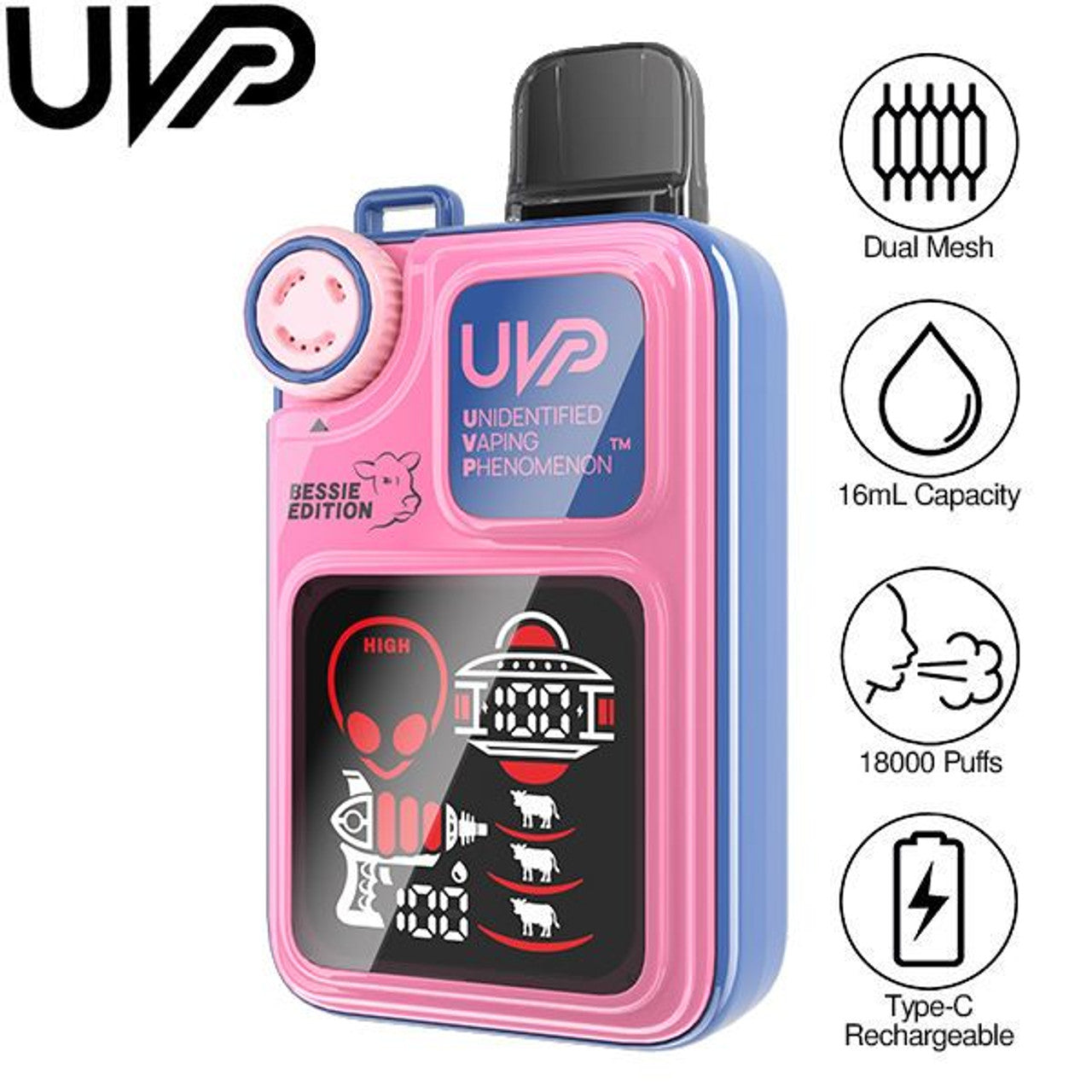 VAPORIZADOR DESECHABLE UVP 18K PUFF