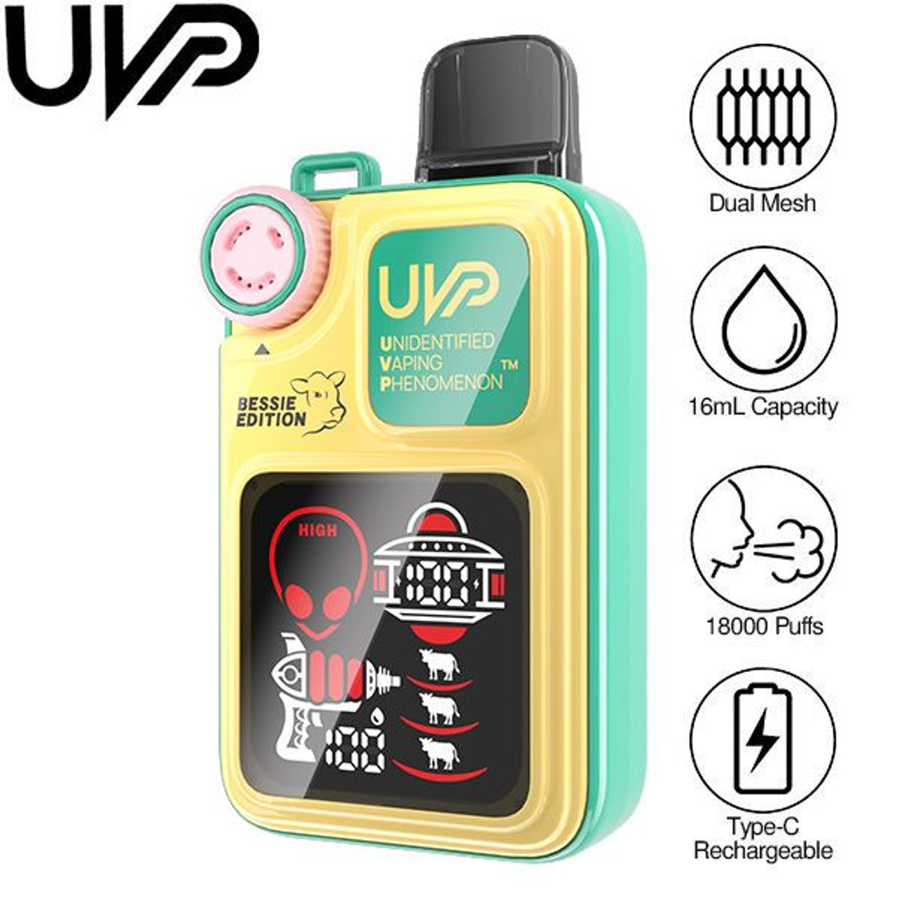 VAPORIZADOR DESECHABLE UVP 18K PUFF