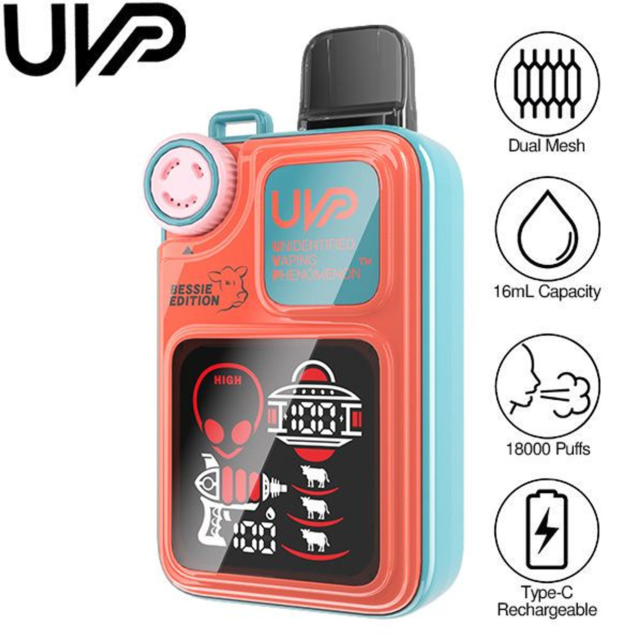 VAPORIZADOR DESECHABLE UVP 18K PUFF
